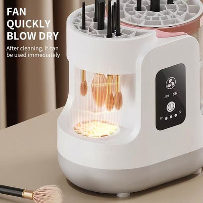 Electric makeup brush cleaner machine fast automatic cleaner & dryer