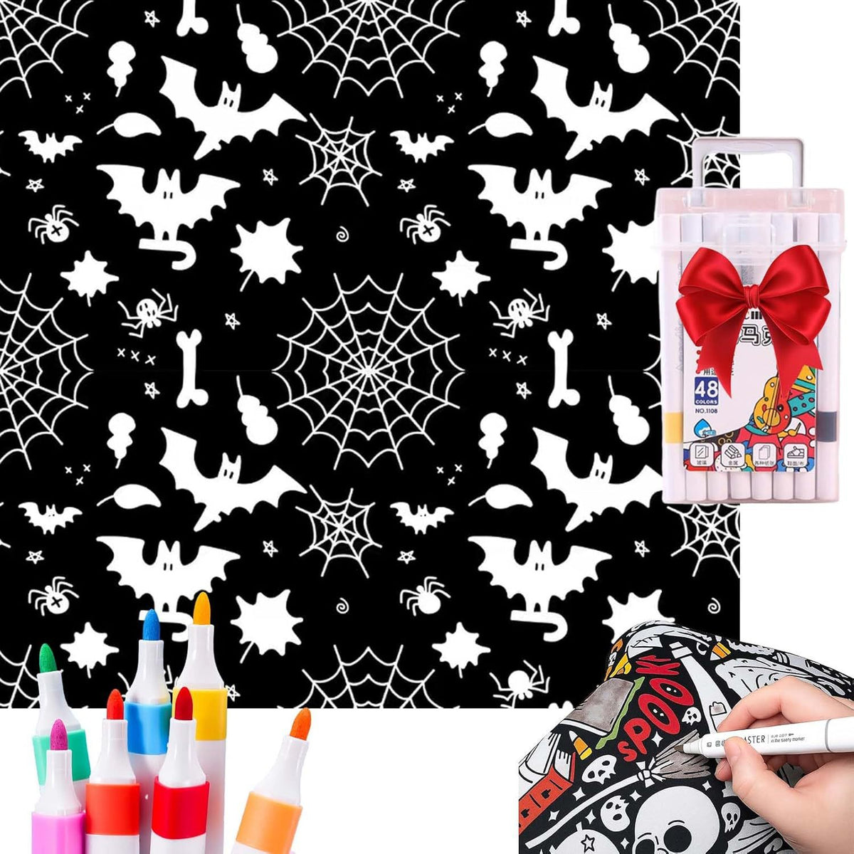 DIY Coloring Blanket With Markers DIY Coloring Blanket With Marking Pen