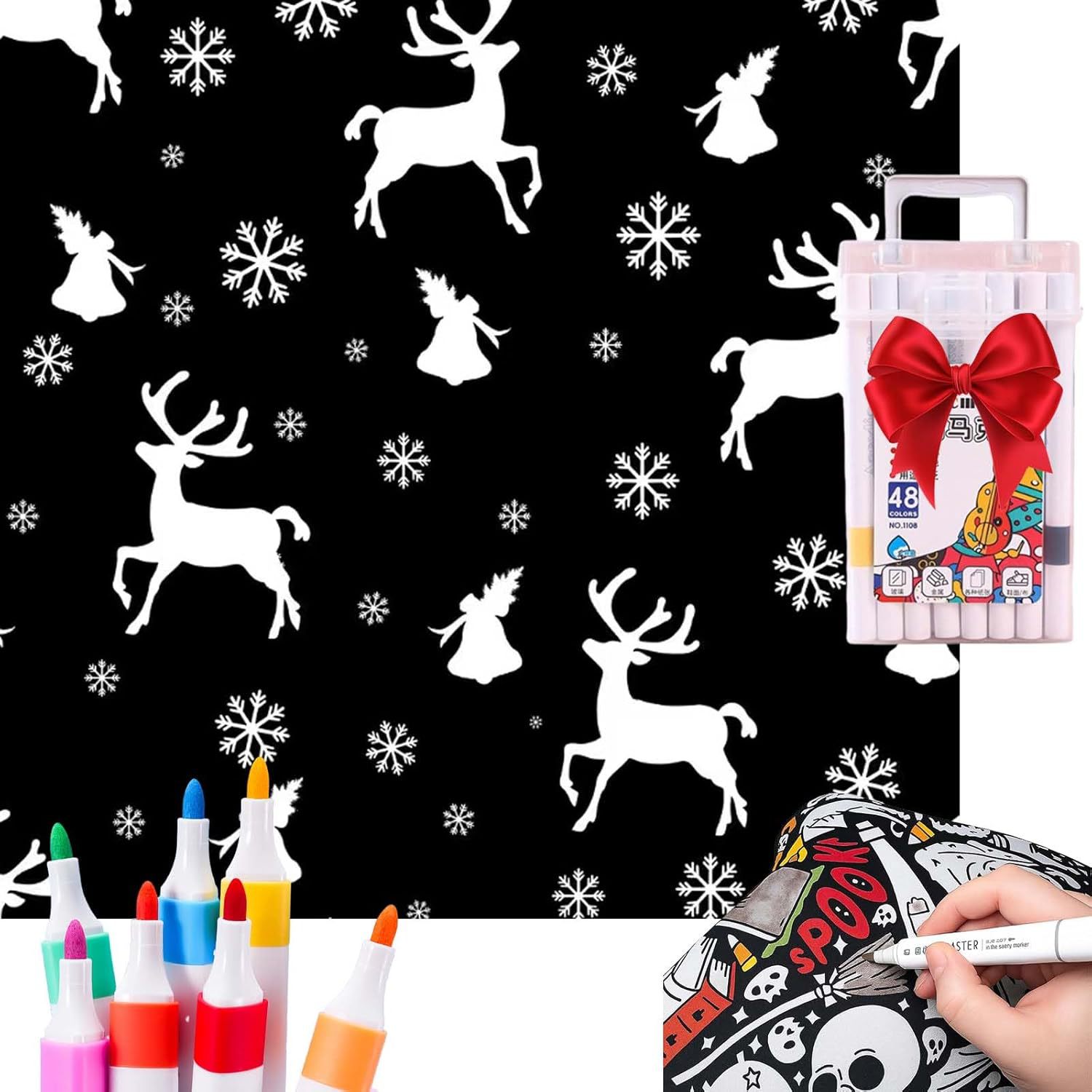 DIY Coloring Blanket With Markers DIY Coloring Blanket With Marking Pen