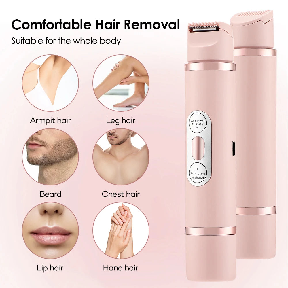 FlawlessGlow 2-in 1 Hair Remover [Pain- Free & smooth skin in Minutes