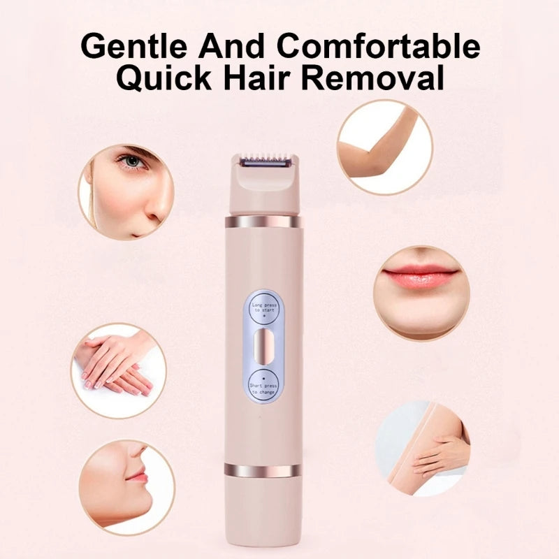 FlawlessGlow 2-in 1 Hair Remover [Pain- Free & smooth skin in Minutes